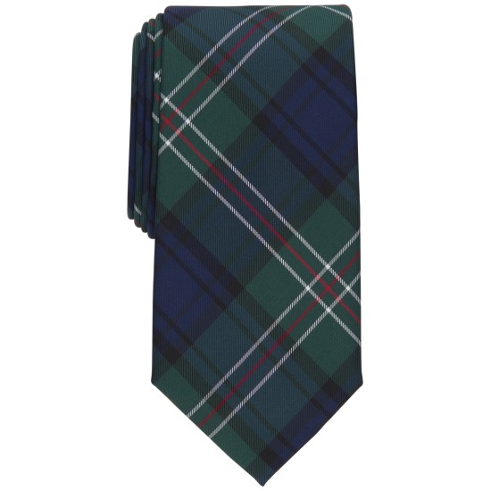  Men’s Sawyer Classic Plaid Tie, Green