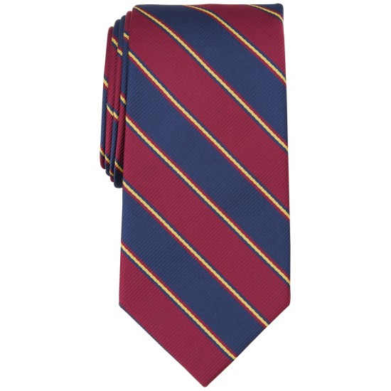  Men’s Troutman Stripe Tie,Navy