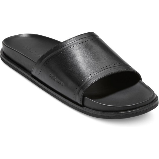  Men’s Modern Classics Slide Sandals, Black, 7M