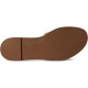  Women’s Flynn Logo Slide Sandal Flat, Pecan Leather, 8.5