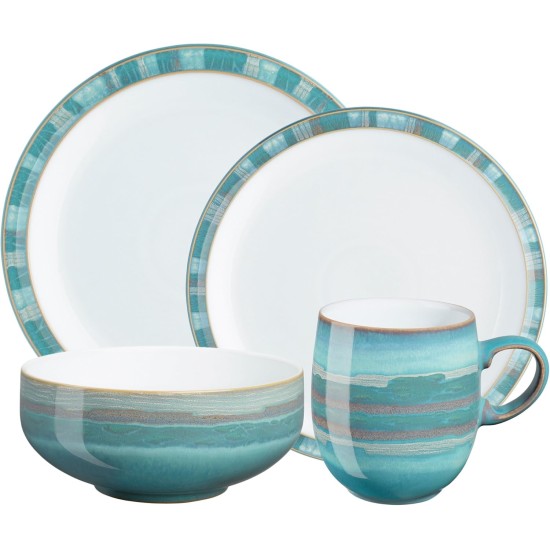  Azure Coast 4-Piece Place Setting, Blue