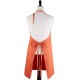  Modern Style 100 Percent Cotton XL Chef Apron in Spice Orange