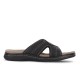  Men’s Sunland Leather Sandals, Black, 13M