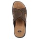  Men’s Sunland Leather Sandals – Dark Brown, 13M