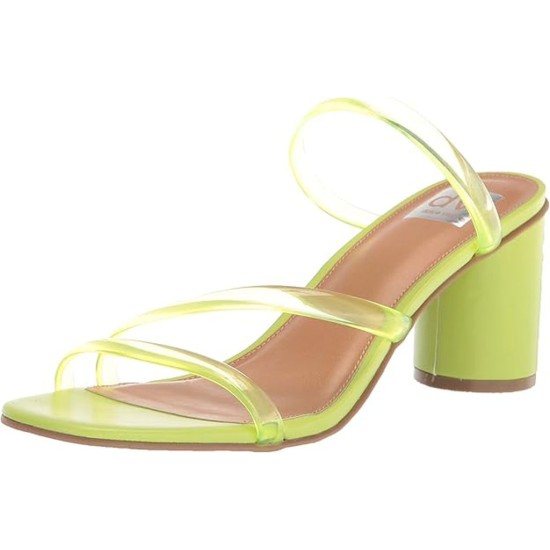  Womens Myla Heeled Sandal, Chartruese, 6 US