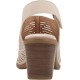  Women’s Aurara Stacked Block Heel Dress Sandals, Beige, 8M