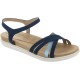  Women’s Dottle Ankle-Strap Comfort Sandals, Navy, 10M