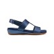  Women’s Hazel Wedge Sandal, Blue, 8.5