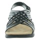  Womens Mar Sandals, Black, 8