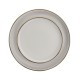  Simon 16 Piece Stoneware Dinnerware Set, Service for 4 – Matte Slate with Gold-Tone Rim