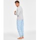  Men’s Hanukkah Pajamas Set, Blue, XX-Large