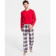  Men’s Mix It Stewart Pajamas Set (Stewart Plaid, Large)