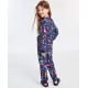  Toddler, Little & Big Kids Holiday Toss Pajamas Set, Navy, 8