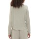  Body Women’s Long-Sleeve Crewneck Pajama Top (Grey Heather, Large)