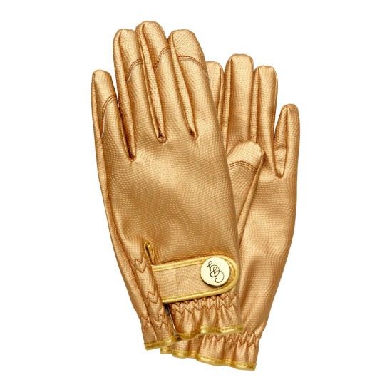  Gardening Gloves Premium Water and Dirt Repellent Designer Working Gloves, Gold