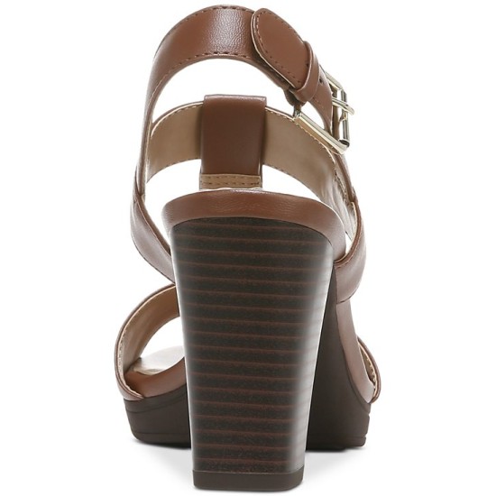  Paulette Dress Sandals, Brown, 7M