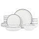  Oslo 16 Piece Dinnerware Set – White