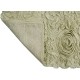  Bell Flower Collection 100% Cotton Tufted Bath Rugs, 17″ x 24″, Green