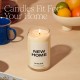  Scented Candles for Home (New Baby) – 13.75 oz Long-Lasting Natural Soy Wax Blend Jar Candle Gifts & Couples Baby Shower Favors, 60-80 Hours Burn Time – Notes of Geranium & Vanilla