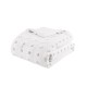 s Vera 3-Pcs Ivory Full/Queen Polyester Clip Jacquard Comforter Set