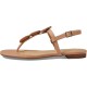  Women’s Worth Slip-On T-Strap Slingback Sandals, Toast, 8.5