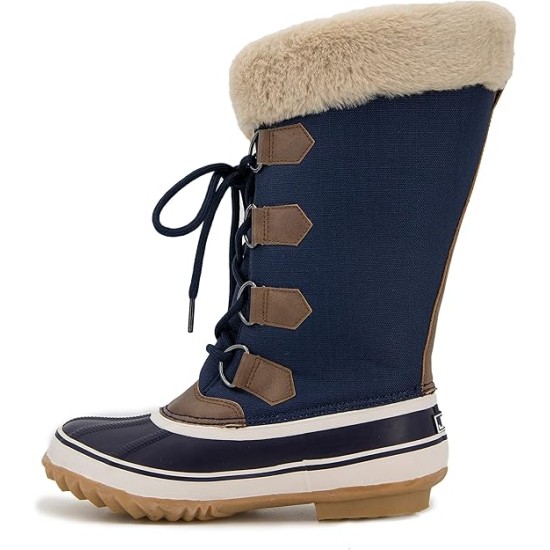  Women’s Stormgate Regular Calf Mid Shaft Duck Boots, Navy, 8.5