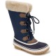  Women’s Stormgate Regular Calf Mid Shaft Duck Boots, Navy, 8.5