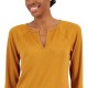  Women’s Split-Neck Pajama Top (Clay Ridge, Large)