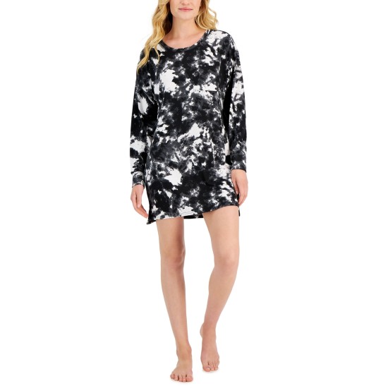  Women’s Supersoft Sleepshirt, Black, X-Large