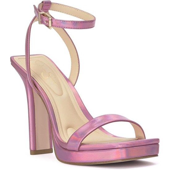  Womens Adonia Iridescent Heels, Pink, 9.5M