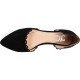  Womens Jezlin Pointed Toe Flat, Black, 6M