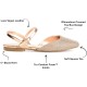  Womens Journee Womens Nysha Tru Comfort Foam Buckle Square Toe Ballet Evening Dress Flats, Bronze, 8.5