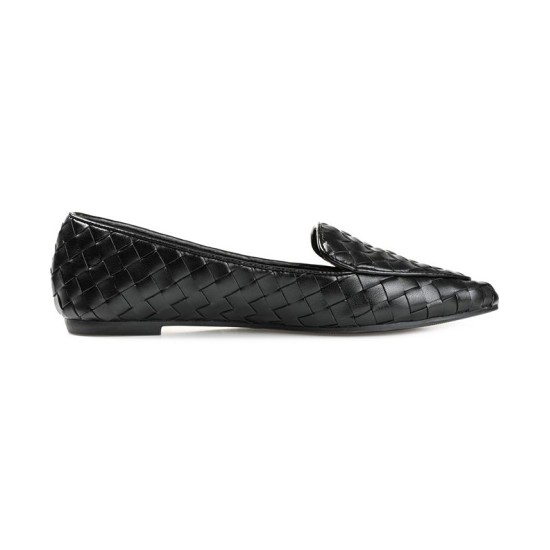  Women’s Misty Woven Loafer, Black, 9.5M