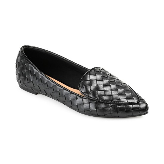  Women’s Misty Woven Loafer, Black, 9.5M