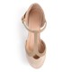  Womens Tru Patent Pointed Toe Pumps, Nude, 9Wide