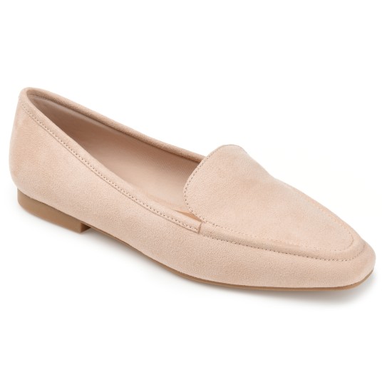  Women’s Tullie Loafer Shoes, Beige, 6M