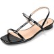  Women’s Zaidda Sandals Women’s Shoes, Black, 6.5