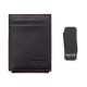  Reaction Men’s Wallet & Money Clip Set – Black