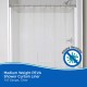  Medium Weight Peva Shower Curtain Liner, 70″ W x 72″ H, White