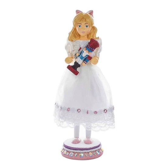  15-Inch Hollywood Clara Nutcracker, white