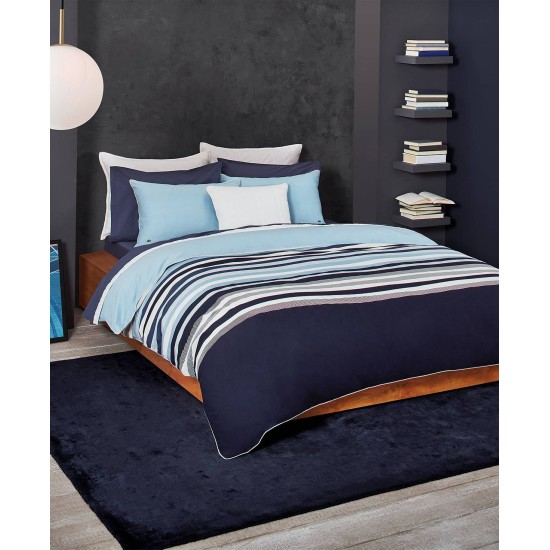  Papercut 3-Pc. Comforter Set, Full/Queen Bedding, Navy