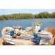  Blue Bay Melamine 20-Piece Dinnerware Set, Service for 4