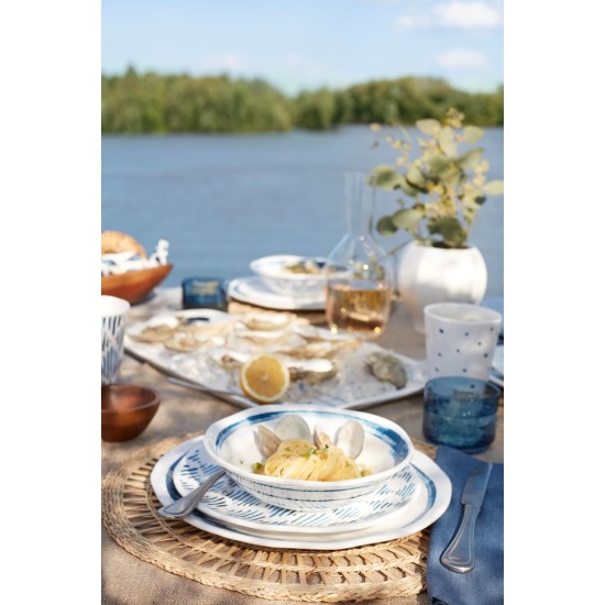  Blue Bay Melamine 20-Piece Dinnerware Set, Service for 4