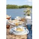  Blue Bay Melamine 20-Piece Dinnerware Set, Service for 4