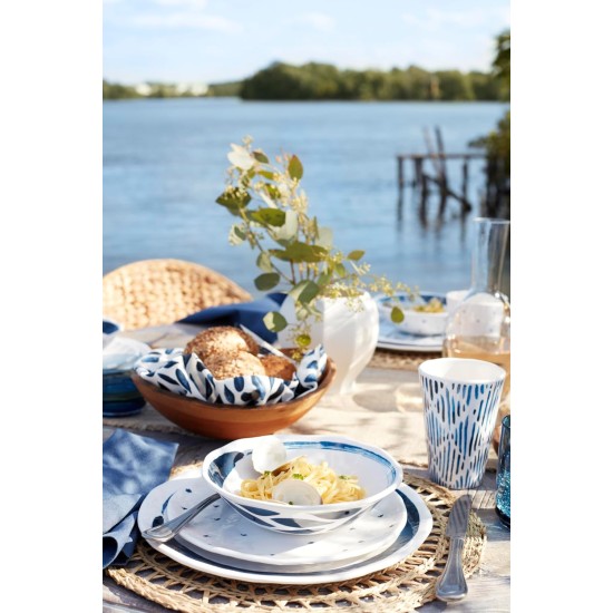  Blue Bay Melamine 20-Piece Dinnerware Set, Service for 4