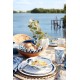  Blue Bay Melamine 20-Piece Dinnerware Set, Service for 4