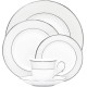  Opal Innocence Stripe 5-Piece Place Setting, White