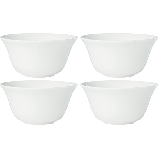  Profile 4-Piece Small Bowl Set, White