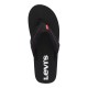 Levi’s Men’s Wordmark Slip-On Thong Sandals Men’s , Black, 12M