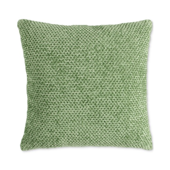  Braided Decorative Pillow, 18″ x 18″, Green